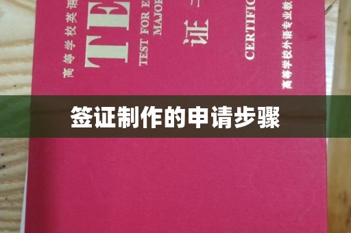 蓝山签证制作的申请步骤