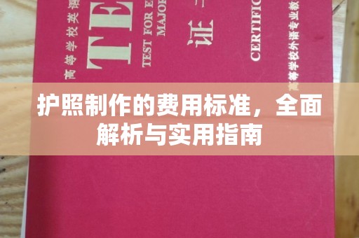 云浮护照制作的费用标准，全面解析与实用指南